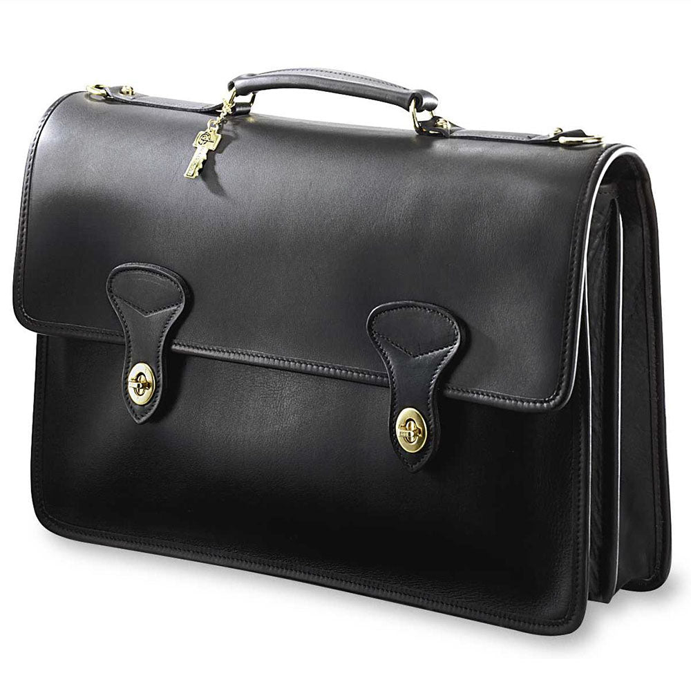 University Professional Leather Briefcase #2456
