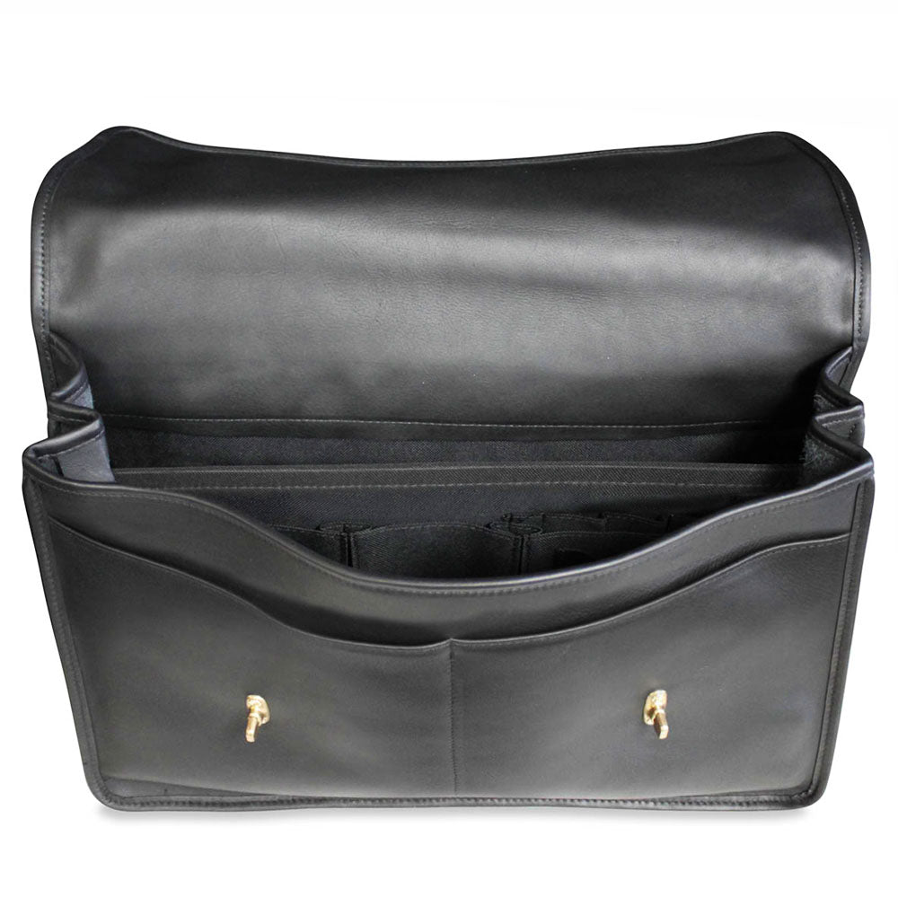University Professional Leather Briefcase #2456