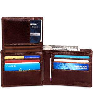 Bifold Wallet with ID Flap #7302