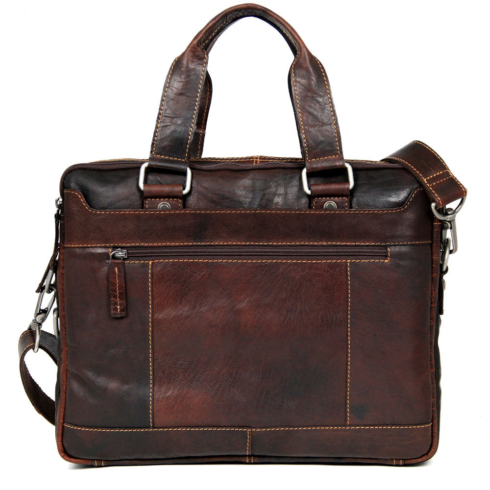Slim Zippered Briefcase #7320