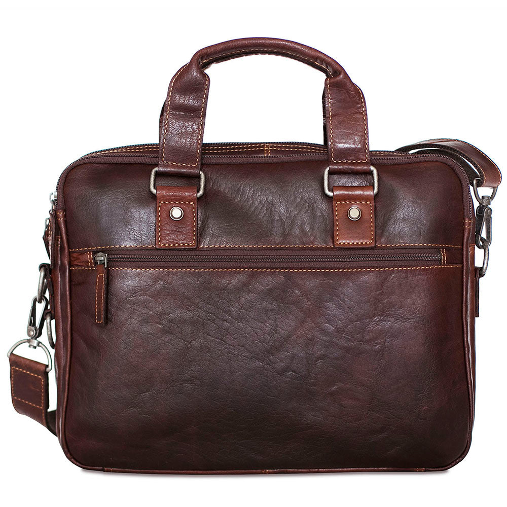 Professional Slim Zippered Briefcase #7321
