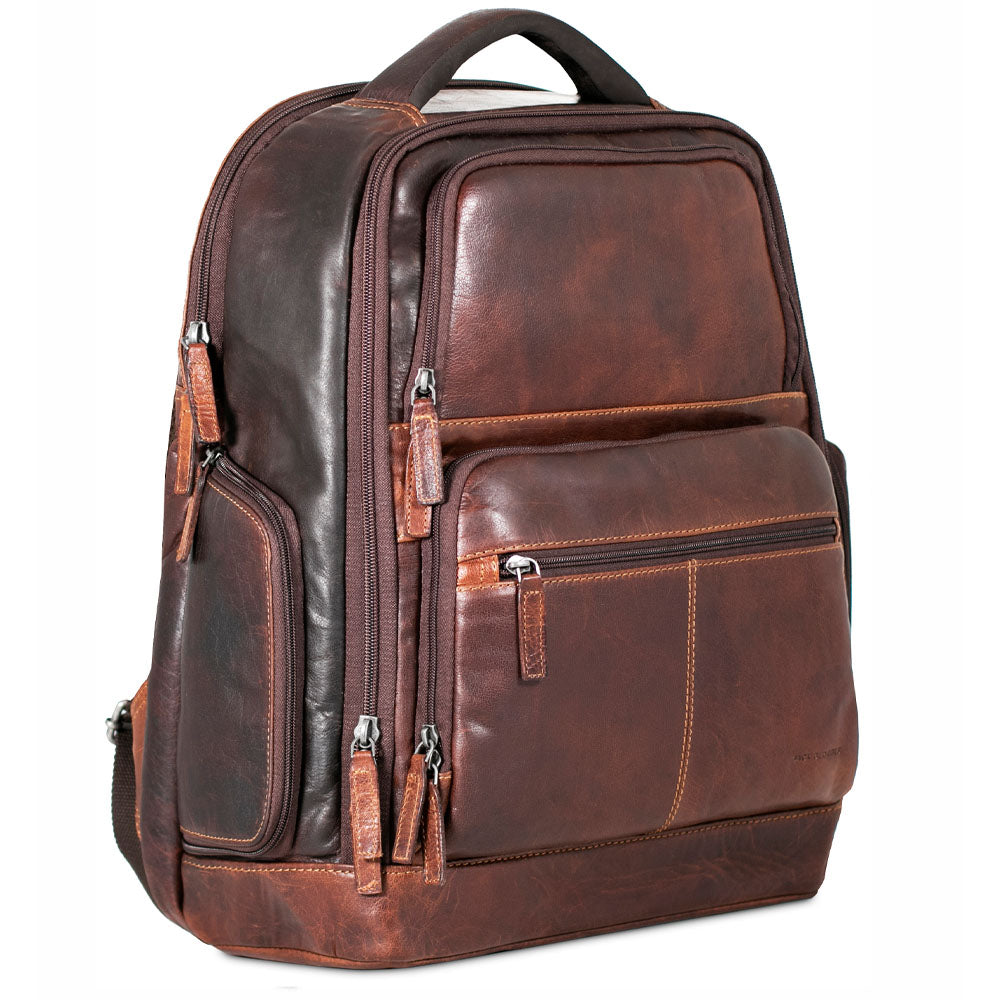 Jack Georges Leather Voyager Tech Backpack Jack Georges Leather Voyager Tech Backpack