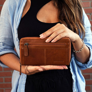 Large Zip-Around Travel Wallet #7724
