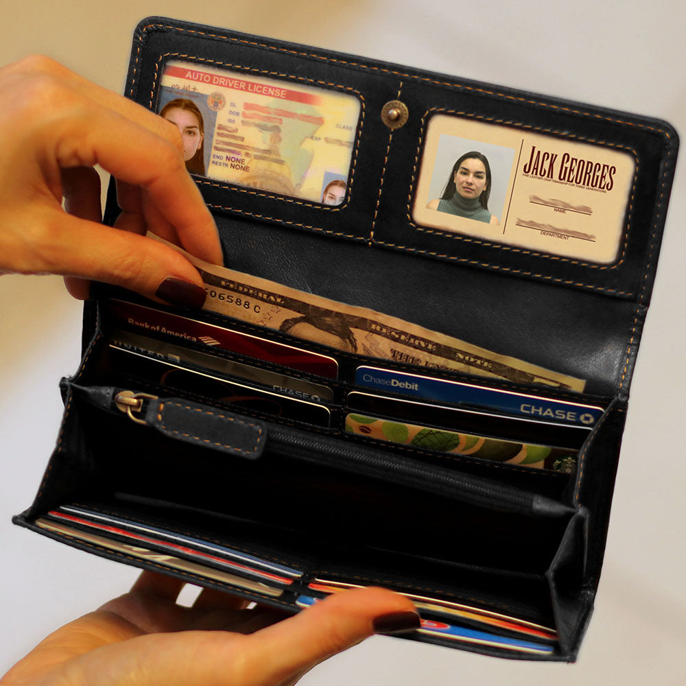 Voyager Clutch Wallet #7726 Black Lifestyle