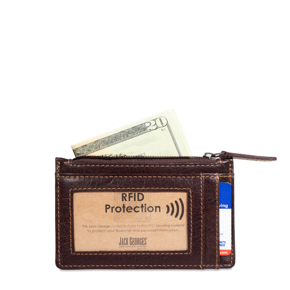 Voyager Zippered Card Holder #7766