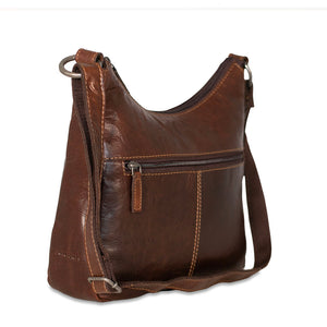 Voyager Midtown Shoulder Bag #7875 Brown Right Back