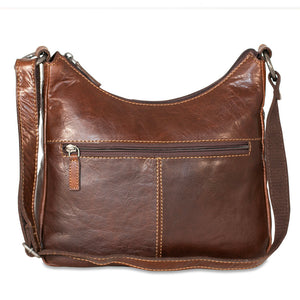 Voyager Midtown Shoulder Bag #7875 Brown Back