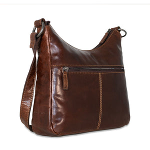 Voyager Midtown Shoulder Bag #7875 Brown Right Front