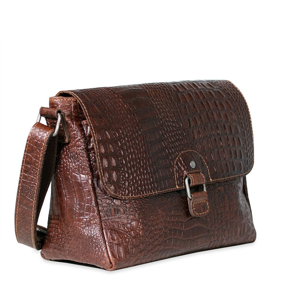 Hornback Croco Olivia Crossbody Bag #HB218