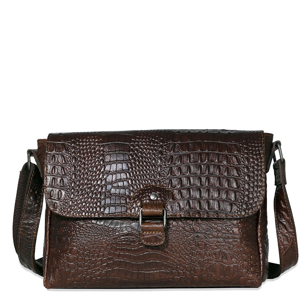 Hornback Croco Olivia Crossbody Bag #HB218