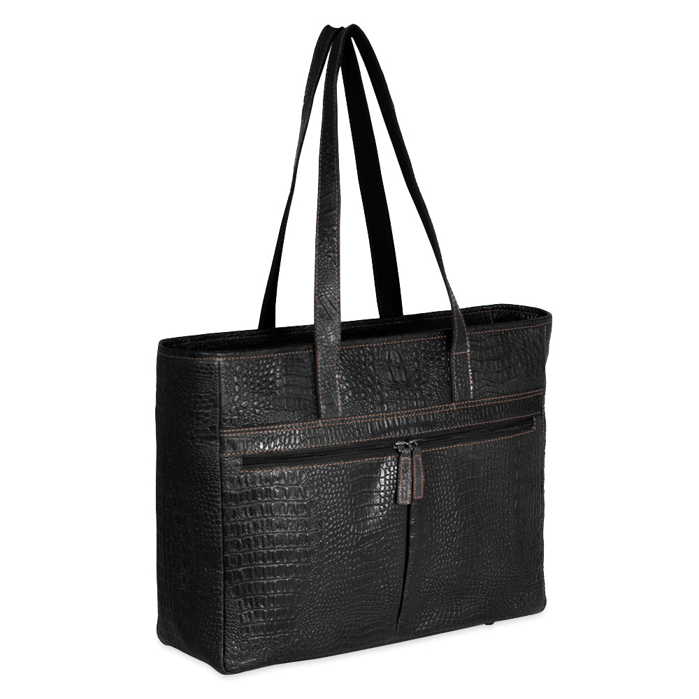 Hornback Croco Uptown Tote Bag #HB916