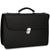 Jack Georges SOHO Collection Executive Briefcase #1402 Black Front Right Side