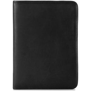 University Letter Size Writing Pad Cover #2111 Black Front