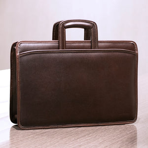 University Professional Briefcase #2296 Brown Beauty