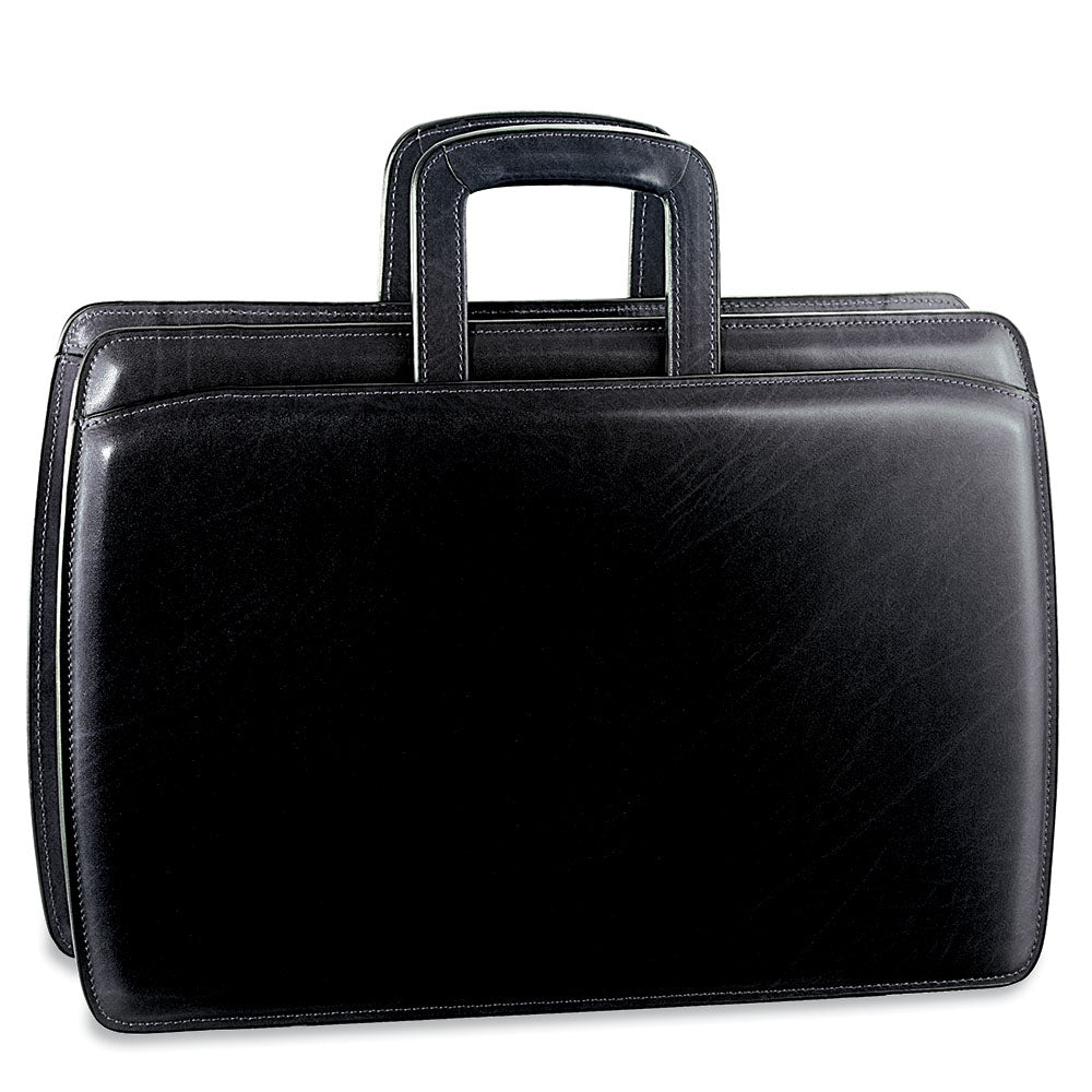 Leather Briefcase Top Zip - Elements #4202 | Jack Georges