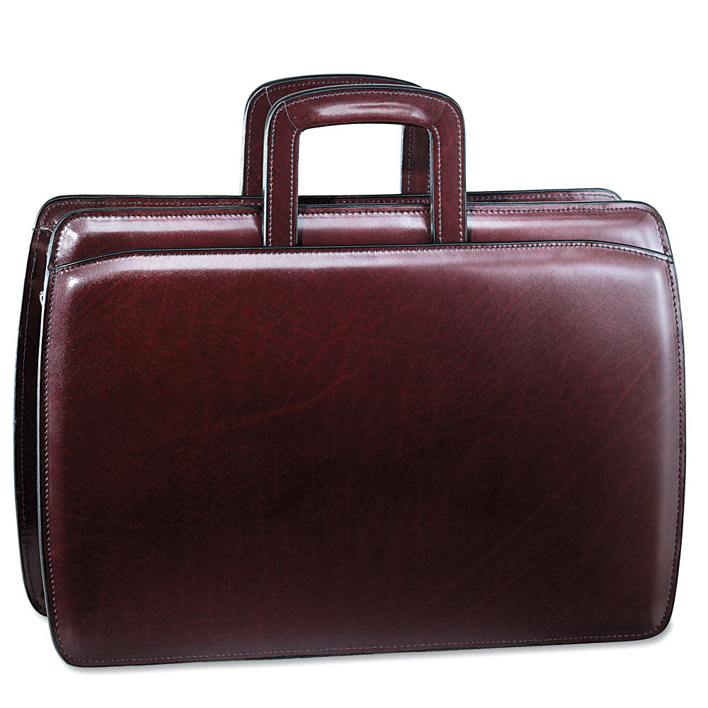 Elements Professional Briefcase #4202 Burgundy Right Front
