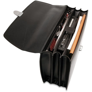 Elements Executive Leather Briefcase #4403 Black Interior