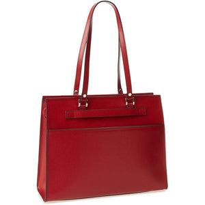 Chelsea Alexis Business Tote #5886 Red Right Front