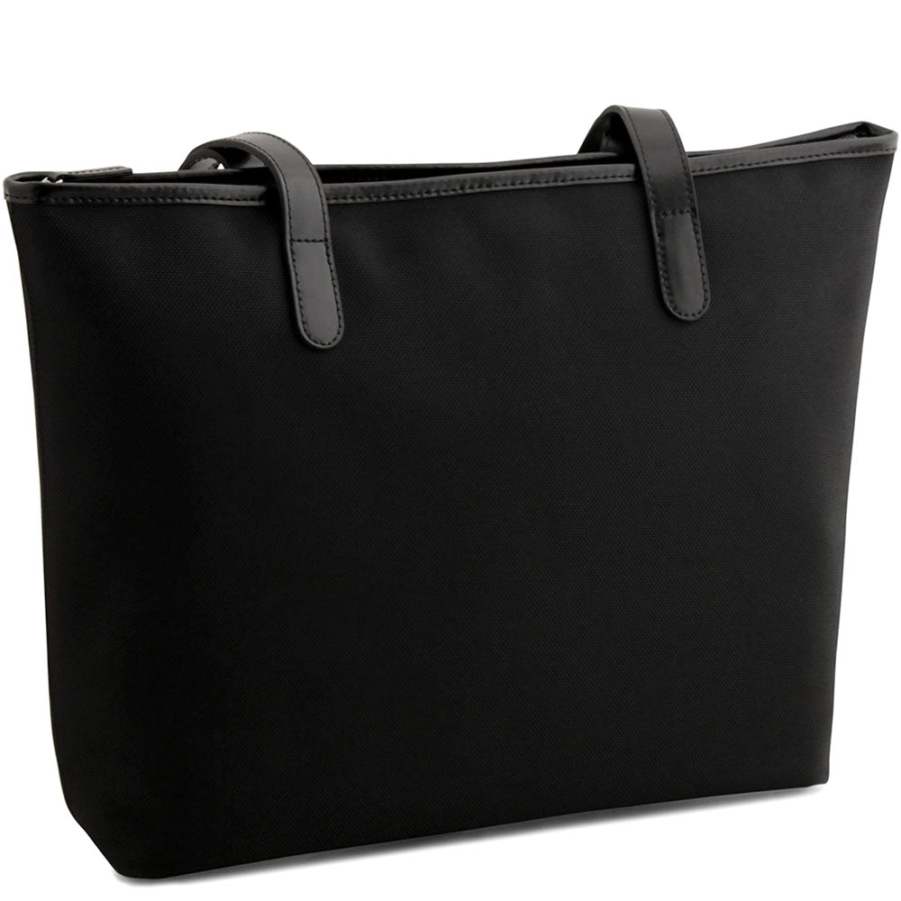 Generations Edge Shopper Tote #6303 Black-Cream Right Front