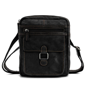Voyager Slim Crossbody #7204 Black Front