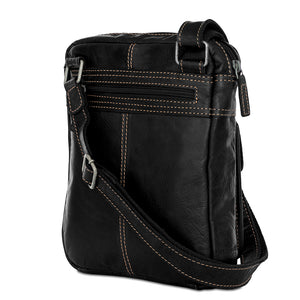 Voyager Slim Crossbody #7204 Black Right Back