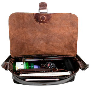 Voyager Olivia Crossbody Bag #7218 Brown Interior