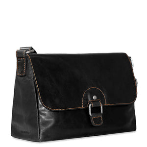 Voyager Olivia Crossbody Bag #7218 Black Right Front
