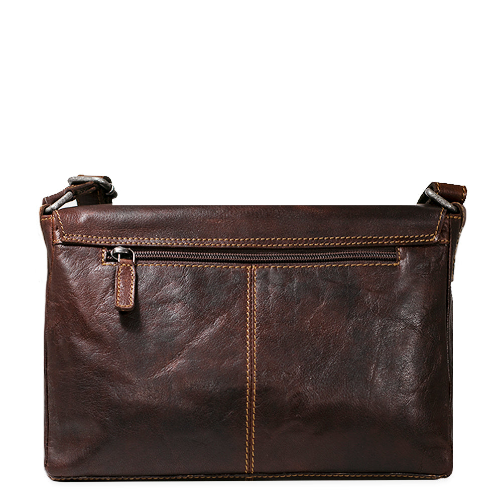 Voyager Olivia Crossbody Bag #7218 Brown Back