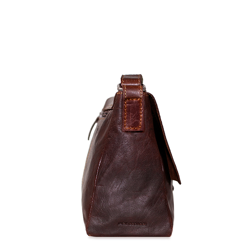 Voyager Olivia Crossbody Bag #7218 Brown Right Side