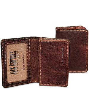 Voyager Card Holder Wallet #7306 Brown
