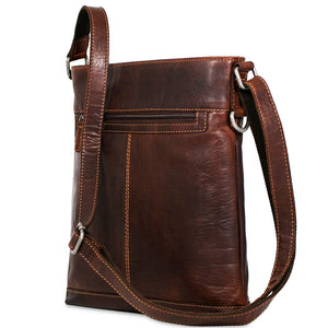 Voyager Crossbody Bag #7312 Brown Right Back