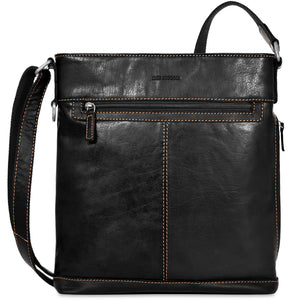 Voyager Crossbody Bag #7312 Black Front