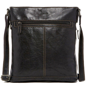 Voyager Crossbody Bag #7312 Black Front Full