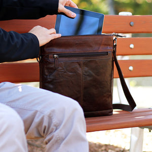 Voyager Crossbody Bag #7312 Brown Lifestyle 3