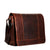 Voyager Full-Size Messenger Bag #7315 Brown Left Front