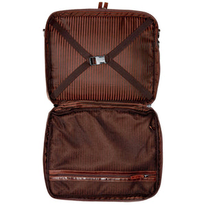 Voyager Large Travel Briefcase #7328 Brown Compartment