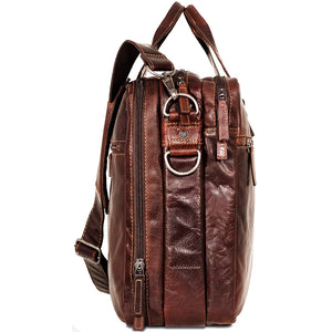 Voyager Large Travel Briefcase #7328 Brown Right Side
