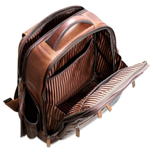 Voyager Tech Backpack #7527 Brown Interior