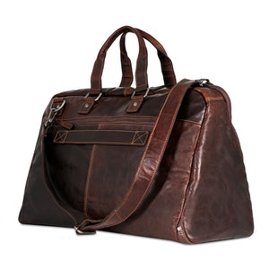 Voyager Large Convertible Valet Bag #7550 Brown Left Back