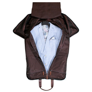 Voyager Large Convertible Valet Bag #7550 Brown Interior Flat