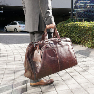 Voyager Large Convertible Valet Bag #7550 Brown Lifestyle 3