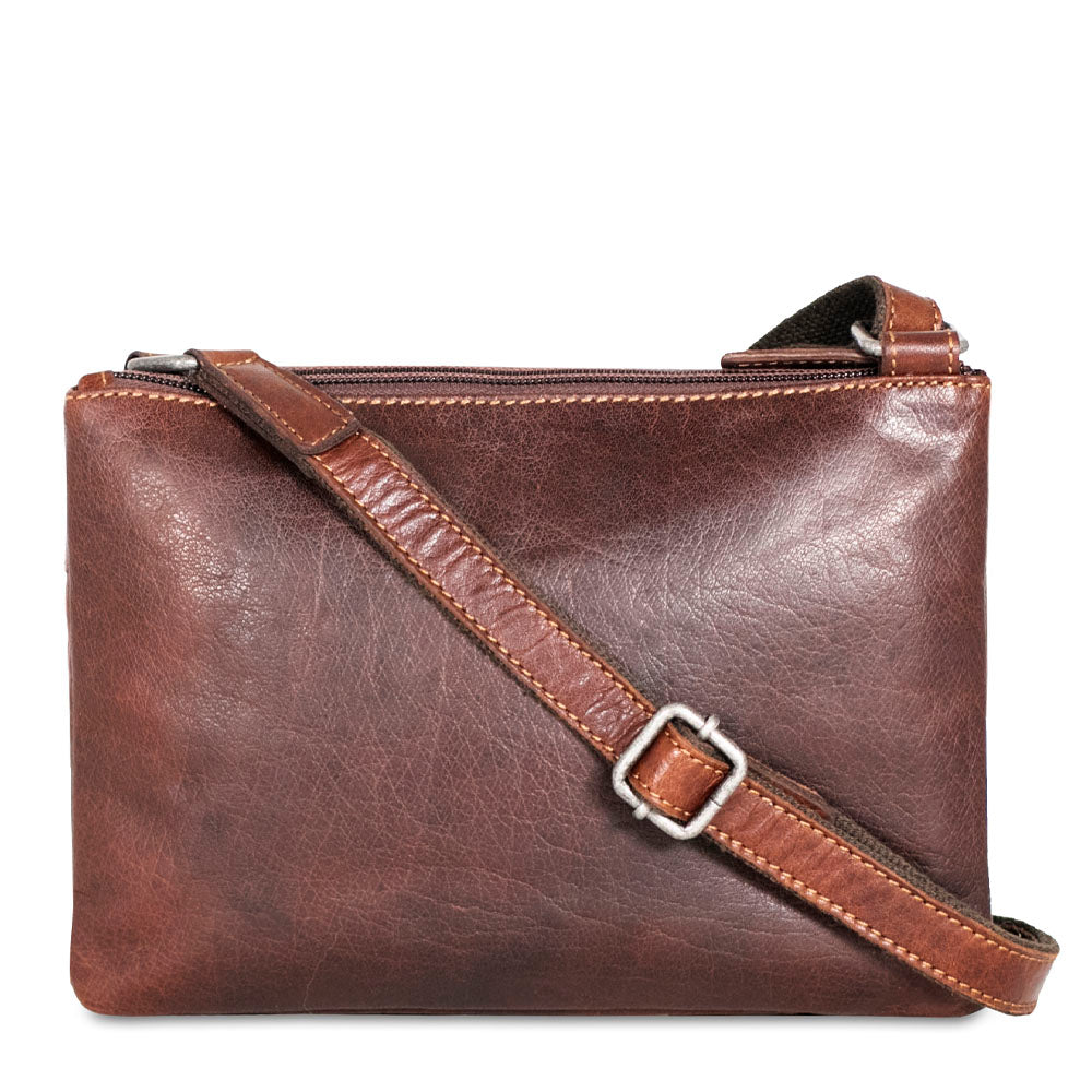 Voyager Wallet on a String #7672 Brown Back