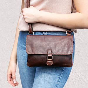 Voyager Wallet on a String #7672 Brown Lifestyle
