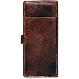 Voyager Travel Wallet #7729 Brown Back