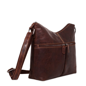 Voyager Uptown Hobo Bag #7814 Brown Right Front