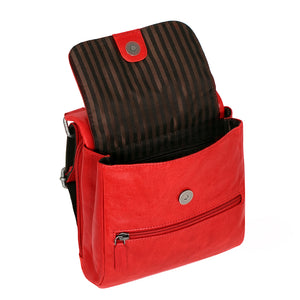 Voyager Slim Crossbody Bag #7831 Red Interior