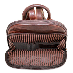 Voyager Small Backpack #7835 Brown Interior