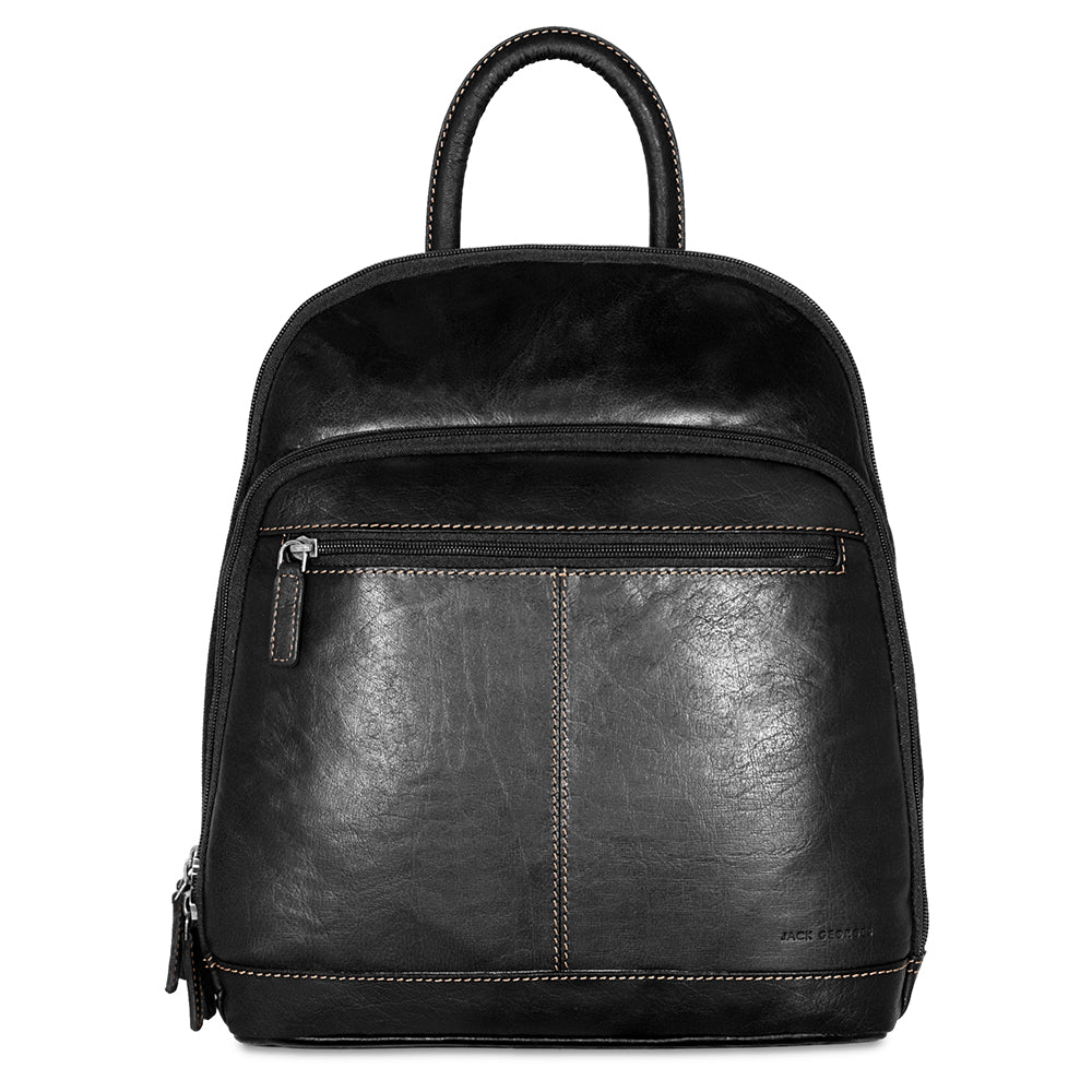 Voyager Small Backpack #7835 Black Front