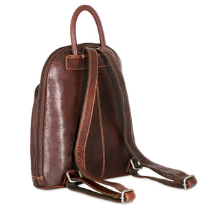 Voyager Small Backpack #7835 Brown Left Back