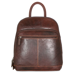 Voyager Small Backpack #7835 Brown Front